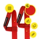 Лямки атлетические для тяги Cornix Lifting Straps XR-0505 Red - изображение 4