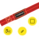 Лямки атлетические для тяги Cornix Lifting Straps XR-0505 Red - изображение 7