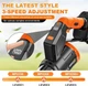 Аккумуляторная воздуходувка Gisam Brushless с 2 батареями 6.0Ah, GardenPro - изображение 2