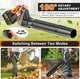 Аккумуляторная воздуходувка Gisam Brushless с 2 батареями 6.0Ah, GardenPro - изображение 4