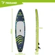 SUP доска 350 см Trizand 27785 с аксессуарами надувной сапборд нагрузка до 180 кг - изображение 2