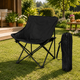 Складной стул со спинкой и чехлом RIAS R-67 47×47×67 см Black (3_08702) - изображение 8