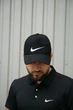 Кепка мужская черная Nike, капка найк черная с белой эмблемой - изображение 2