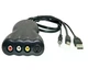 Преобразователь 1шт Mini DisplayPort – RCA (AV) и S-Video с аудиовыходом черный - изображение 1
