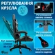 Крісло ігрове GAMING CHAIR G-001 колір чорний-сірий - зображення 7