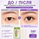 Наклейки для век 240 шт. (2,7 × 0,3 см), прозрачные двусторонние стикеры для создания двойного века, коррекции формы глаз и лифтинга век (142145468) - изображение 2
