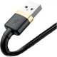 Кабель Baseus Cafule USB-A to Lightning 2m Black/Gold (CALKLF-CV1) [169521] - изображение 7