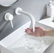 Rea Lungo Смеситель для раковины, белый мат (REA-B9559) - изображение 5