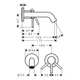 Hansgrohe Tecturis S Змішувач для раковини, бронза (73350140) - зображення 2
