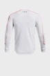 Чоловічий білий лонгслів Under Armour RUN ANYWHERE LS v2 1374423-100 однотонний бавовняний спортивний Розмір L - изображение 2