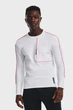 Чоловічий білий лонгслів Under Armour RUN ANYWHERE LS v2 1374423-100 однотонний бавовняний спортивний Розмір L - изображение 3