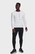 Чоловічий білий лонгслів Under Armour RUN ANYWHERE LS v2 1374423-100 однотонний бавовняний спортивний Розмір L - изображение 4