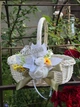 Корзина из лозы на Спаса, корзина для обновления фруктов, корзина с оливковым декором - изображение 3