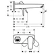 Hansgrohe Talis E Змішувач для умивальника, білий мат (71734700) - зображення 2