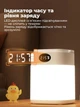 Ночник XH4800 LED с часами сенсорный, регулировка яркости, белый - изображение 5