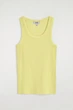 Жіноча майка COS Ribbed Cotton Tank Top Yellow S (1326259009) - зображення 6