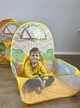 Палатка детская палатка дом детский игровой с туннелем домик для детей с бассейном палатка игровая подарок для девочки мальчика сухой бассейн с шарами палатка большая складная для дома и улицы детские палатки домики DobraMAMA Бежевый 66925 - изображение 8
