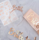 Набор на девичник для невесты Bride to be One Size фата обруч лента флеш-тату пудровый белый (SVS) - изображение 7