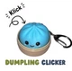 Брелок антистресс «Пельмешка Clicker», голубой - изображение 1