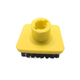 Щітка-насадка для пароочисника Karcher SC1 SC2 SC3 SC4 SC5 SC7 (жовта з чорною щетиною) - зображення 1