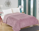 Покривало велюрове COLORFUL VELURE COVER QUILTED принт квіти, 220x230, Рожевий - зображення 2