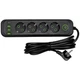 Мережевий фільтр-подовжувач 4 розетки 3xUSB-A 1xUSB-C 3м чорний HP-5-38M - изображение 3