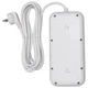 Мережевий фільтр-подовжувач 6 розеток 4xUSB-A 2xUSB-C 5м білий HP-5-53 - зображення 5