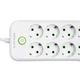 Мережевий фільтр-подовжувач 8 розеток 4xUSB-A 2xUSB-C 5м білий HP-5-55 - зображення 3