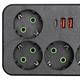 Сетевой фильтр-удлинитель 4 розетки 2xUSB-A 1xUSB-C 5м черный HP-5-48 - изображение 4