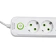 Мережевий фільтр-подовжувач 3 розетки 3хUSB-A 1xUSB-C 5м білий HP-5-35 - изображение 4