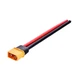 Кабель питания XT60H-M Male 16 см 14AWG 30 А, коннектор XT60, маркировка 12AWG - изображение 1