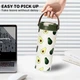 Термокружка-термостакан 660 мл (22 oz) з трубочкою, кришка 2-в-1 без протікань, Avocado - изображение 3