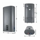 Водонагреватель электрический Thermo Alliance 80 л, Grey, плоский вертикальный, сухой ТЭН 2 кВт (0,8+1,2) DT80V20GPDD2G - изображение 2
