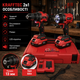 Набор аккумуляторного инструмента Krafftec Germany PRO 2в1 96V 8Ah ударная дрель шуруповерт и гайковерт с двумя аккумуляторами в пластиковом кейсе - изображение 3