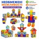 Розвиваючий конструктор для дітей 450 великих деталей блоки для будівництва будиночків (2676906) - зображення 2