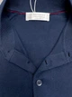 Мужское синее поло Brunello Cucinelli из тонкого трикотажа – 100% хлопок размер XL - изображение 3