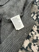 Мужская серая футболка из фактурного трикотажа Brunello Cucinelli из льна и хлопка размер M - изображение 2