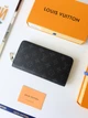 Чоловічий гаманець портмоне Louis Vuitton чорний (137) - изображение 4