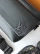 Сумка чоловіча месенджер Louis Vuitton чорна (146) - зображення 2