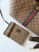Сумка жіноча Gucci Giglio tote bag коричнева (140) - изображение 5