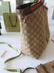 Сумка жіноча Gucci Giglio tote bag коричнева (140) - изображение 6