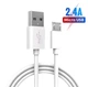Кабель Micro - USB для смартфонов \ 1 метр \ Белый - зображення 3