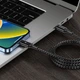 Кабель Proove Dense Metal Type-C to Type-C 60W (1m) black - зображення 4