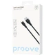 Кабель Proove Soft Silicone USB to Type-C 3A (2m) black - зображення 2