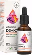 Вітамін D3 Aura Herbals 2000 K2 Mk7 30 мл (AH320) - зображення 1
