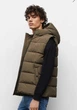 Жилетка підліткова, жилет, безрукавка MANGO, XS (164 см) 13-14 років, хакі - изображение 2