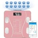 Весы умные напольные фитнес Scale Bluetooth A-PLUS до 180 кг с приложением для телефона батарейки в комплекте Розовые - изображение 2