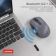 Миша бездротова Lenovo Xiaoxin M1 безшумна Bluetooth 5.0 1600DPI White - изображение 10