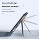 Чохол-клавіатура для планшета Apple iPad Air 13" 2026/2025/2024/Pro 12.9" 2022/2021/2020/2018 MUSTTRUE T5509D Dark Grey - зображення 6