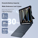 Чохол-клавіатура для планшета Apple iPad Air 13" 2026/2025/2024/Pro 12.9" 2022/2021/2020/2018 MUSTTRUE T5509D Dark Grey - зображення 7